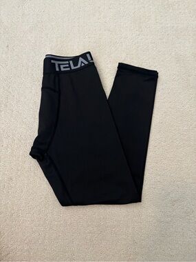 TELALEO Youth Kids Athletic Fleece Cold Weather Compression Legging Pants Sports